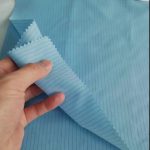 100% polyesterová elektricky vodivá tkanina z uhlíkových vlákien